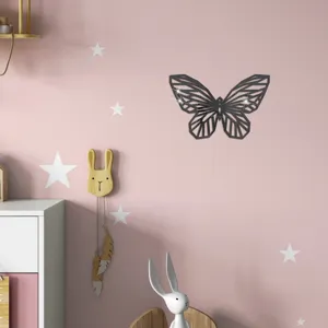Geometrische Vlinder Acryl Spiegel Muursticker Zelfklevende Kunststicker Moderne Huisdecoratie Voor Woonkamer Slaapkamer