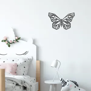 Geometrischer Schmetterling Acryl Spiegel Wandaufkleber moderne Heimtextilien Deko
