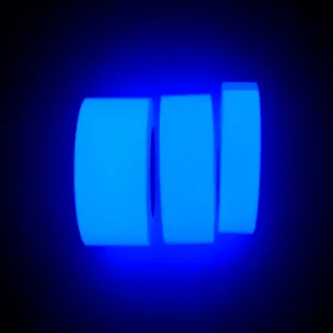 Cinta luminosa fotoluminiscente adhesiva fluorescente de advertencia de seguridad para escaleras.