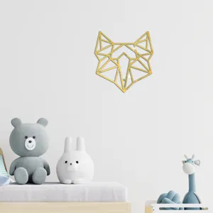 Goldene geometrische Tier Wandaufkleber Acryl Spiegel moderne Kinderzimmer Deko Wandkunst