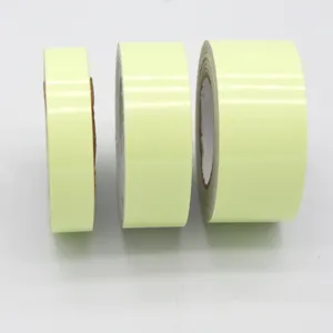 Cinta luminosa fotoluminiscente cinta adhesiva fluorescente seguridad para escalones.