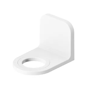 Portasapone da parete senza foratura bagno doccia gel supporto di stoccaggio in plastica bianca