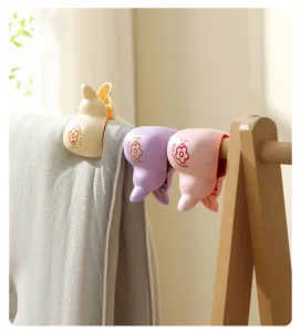 Pinces coupe-vent en forme de courge, pinces antidérapantes pour le séchage des draps de lit.