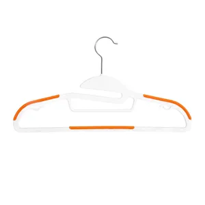 Plastic Clothes Hangers Non Slip Heavy Duty Wide Shoulder Coat Hangers Traceless Seamless Drying Rack Home Closet Organization