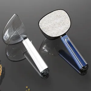 Multifunktionaler Küchenmesslöffel Reisverschluss Dichtungsclip Plastik Getreidelöffel