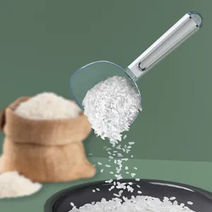 Haushalt Küche Reis Messlöffel Schaufel 2in1 Verschluss Getreide Werkzeug zum Backen Alltag.