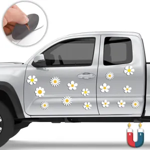 3D Sunflower Fridge Magnets Car Decorative Stickers Cute Daisy Magnetic Decals For Refrigerator Whiteboard Office Home Decor