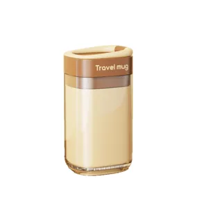 Bicchiere per Collutorio da Viaggio Portatile Scatola Porta Spazzolino in Plastica Sigillato Antiperdita Accessori da Bagno