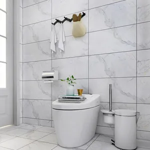 Autocollant de carrelage effet marbre imperméable texture cristal mur de salle de bain
