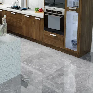 Adhésif carrelage effet marbre, surface film cristal épaissi pour déco intérieure.