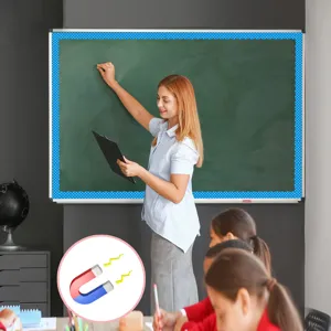 Bordo magnetico per bacheca scolastica decorazione per lavagna e lavagna bianca.