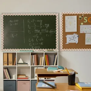 Bordo per bacheca arcobaleno boho decorazione per aula scolastica adesivo scolastico