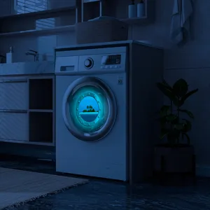 Luminous porthole wall sticker glowing marine window decal for home bedroom refrigerator decor