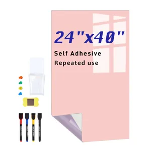 Αυτοκόλλητο Whiteboard 24x40 Inch Πίνακας Γραφής Αφαιρούμενο Αυτοκόλλητο Τοίχου.
