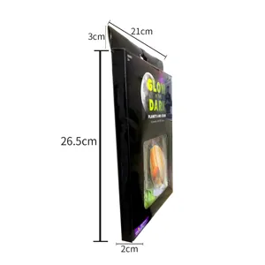 Glow in the dark star and planet wall stickers boxed set packaging display view item