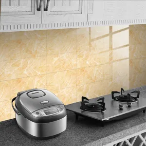 Autocollant de carrelage effet marbre pour cuisine texture cristal impermeable vue