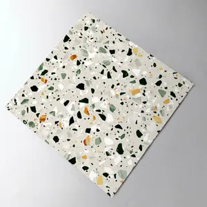 Thickened terrazzo floor sticker self-adhesive tile sticker decorative wall paper 1pc