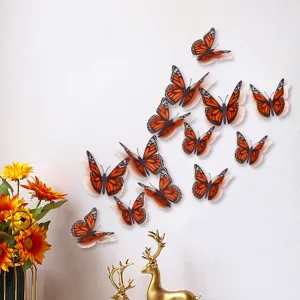 Gedetailleerd overzicht van 3D holle vlinder muurstickers ideaal voor huisdecoratie en feestjes.