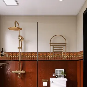 Adesivi per piastrelle smaltate retro per bagno e cucina, decorazione murale adesiva.