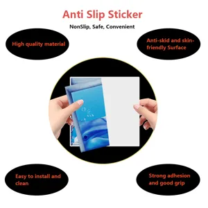Anti slip bathtub sticker with dolphin pattern, waterproof adhesive safety tape for bathroom floor.