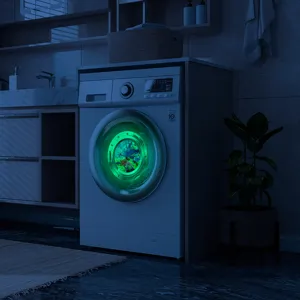 Luminous porthole marine animal wall sticker home decor for refrigerator washing machine