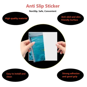 Anti slip sticker for bathroom and bathtub, waterproof and safe PEVA material with strong grip.