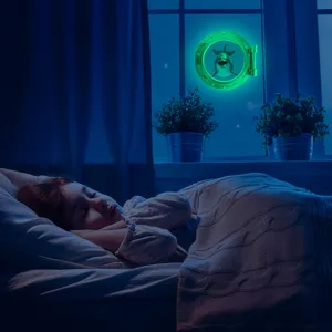 Glow in the dark porthole ocean animal wall sticker for kids bedroom home decor removable