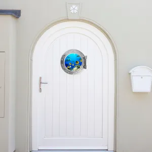 Waterproof marine animal porthole window sticker for home decor and wall decoration