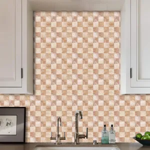 3D Mosaik Fliesenaufkleber selbstklebend wasserdicht PVC Wandaufkleber fur Kuche.