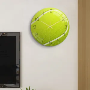 Orologio da parete tennis acrilico moderno movimento silenzioso orologio decorativo soggiorno