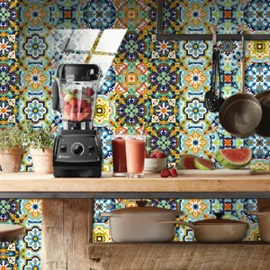 Adesivi per piastrelle in porcellana di cristallo impermeabili cucina decorazione