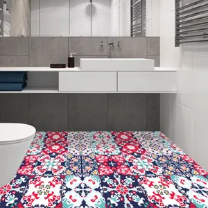 Adesivi per pavimenti piastrelle marocchine vintage impermeabile adesivo bagno decoro.