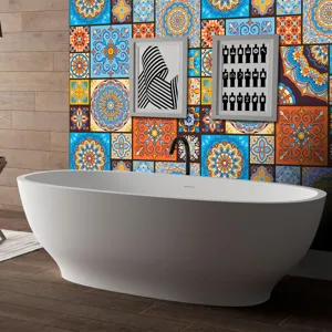 Adesivo murale piastrelle marocchine carta da parati autoadesiva bagno cucina arredamento