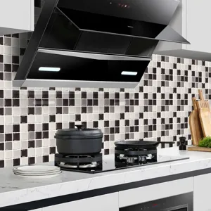 Autocollant de carrelage mosaique 3D adhesif pour credit de cuisine decoration murale