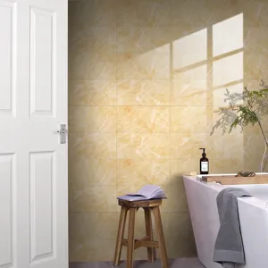 Imitation marble tile sticker self adhesive waterproof crystal wall decor detail view