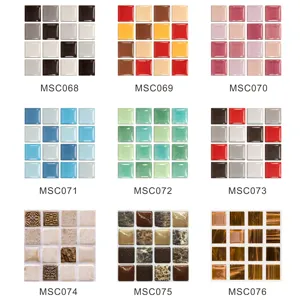 Autocollants de Carrelage Mosaïque Stéréoscopiques 3D Imperméables Autoadhésifs Amovibles en PVC pour Décoration Intérieure de Cuisine et Salle de Bain