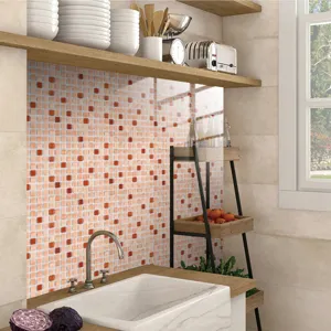 Adesivi per piastrelle a mosaico in PVC per paraschizzi cucina e ristrutturazione casa lucidi.