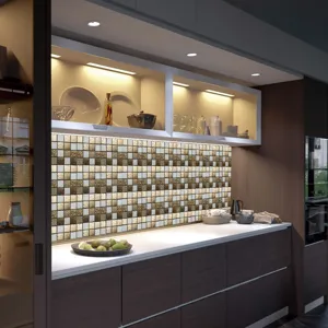 Sticker carrelage mosaique 3D autocollant imperméable décoration murale cuisine crédence