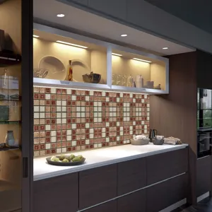 Carrelage Mosaique Mural 3D Autocollant Adhesif Credence de Cuisine Decoration Murale