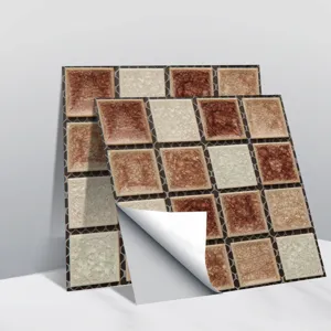 3D autocollant carrelage mosaique DIY impermeable decoration murale renovation interieure