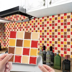 Autocollant Carreaux de Mosaique 3D Adhesif Decoration Mur de Cuisine Fait Maison.