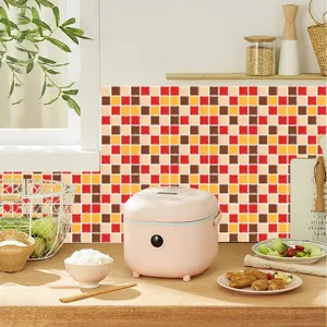 Adhesivo de azulejos de cocina impermeable autoadhesivo decoración de pared hogar.