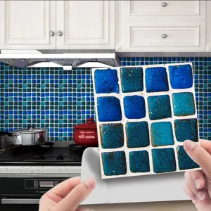 3d autokolito platikou mosaikou adiavrotho aftokollito gia kouzina toichos
