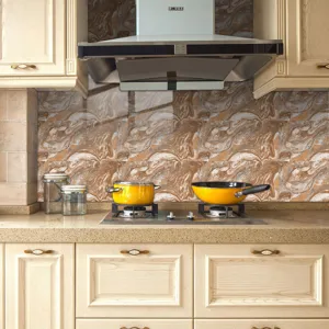 Adesivo per piastrelle effetto marmo cucina paraschizzi carta da parati decorativa
