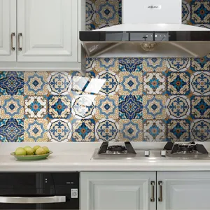 Adesivo per piastrelle retro impermeabile autoadesivo cucina decorazione murale