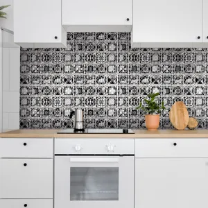 Self-adhesive 3D mosaic tile stickers kitchen backsplash PVC wall decor peel and stick
