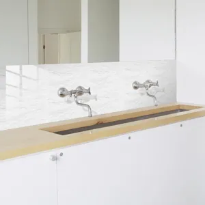 Autocollant carrelage effet marbre imperméable film cristal déco murale détail vue