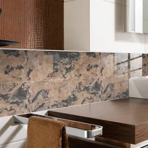 Autocollant carrelage effet marbre étanche film cristal décoration murale cuisine