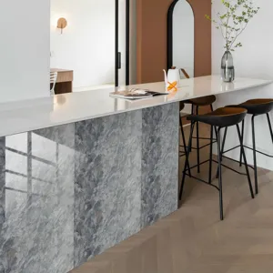 Autocollant de carrelage effet marbre et film pour meuble décoration moderne 1pc