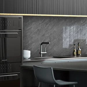 Adhesivo de pared impermeable con textura de mármol para salpicaderos de cocina azulejo.